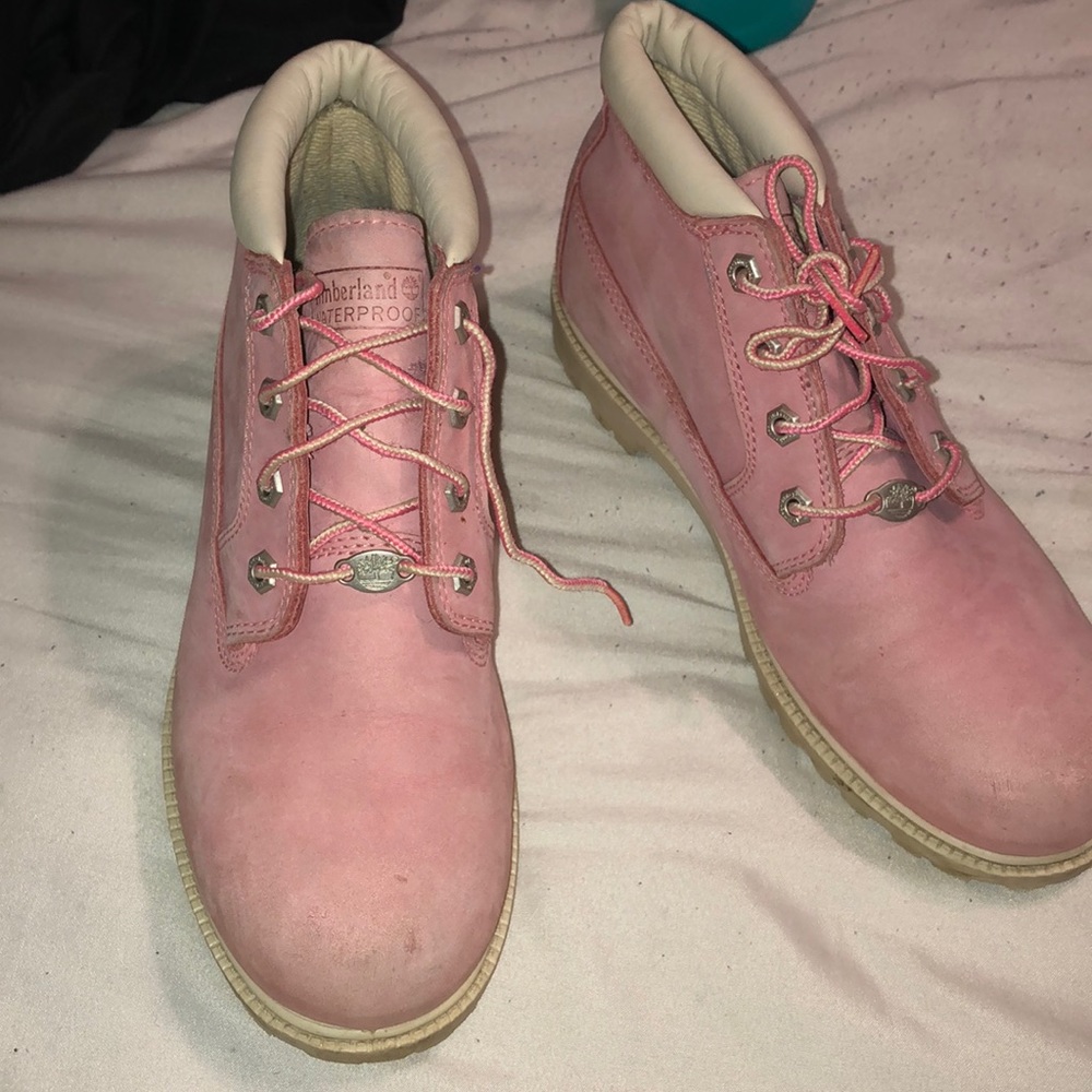 Pink timberlands